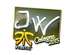 Klistermærke (JW folie Cologne 2015)