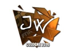 Klistermærke (JW folie Cologne 2016)