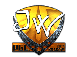 Klistermærke (JW folie Krakow 2017)