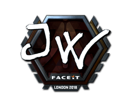 Klistermærke (JW folie London 2018)