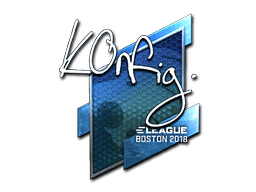 Klistermærke (k0nfig folie Boston 2018)