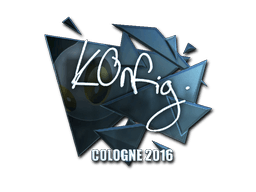 Klistermærke (k0nfig folie Cologne 2016)