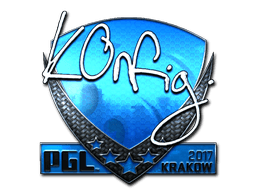 Klistermærke (k0nfig folie Krakow 2017)