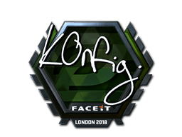 Klistermærke (k0nfig folie London 2018)