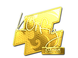 Samolepka (k0nfig zlatá Atlanta 2017)