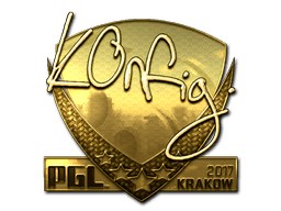Samolepka (k0nfig zlatá Krakow 2017)