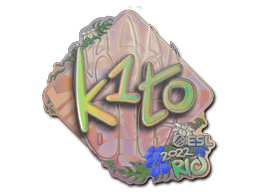 Klistermærke (k1to holo Rio 2022)