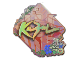 Klistermærke (kabal holo Rio 2022)