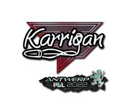 Klistermærke (karrigan glitter Antwerp 2022)