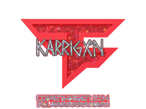 Klistermærke (karrigan glitter Copenhagen 2024)