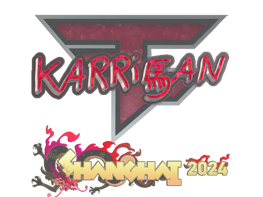 Klistermærke (karrigan glitter Shanghai 2024)