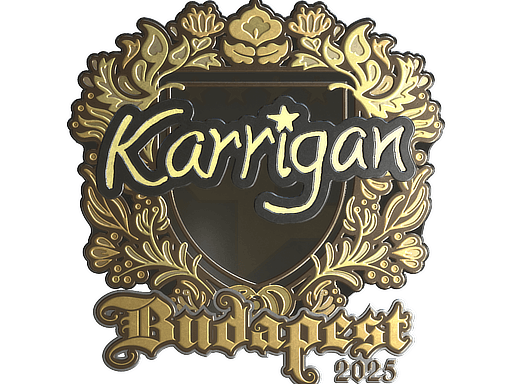 Samolepka (karrigan zlatá StarLadder Budapest 2025)