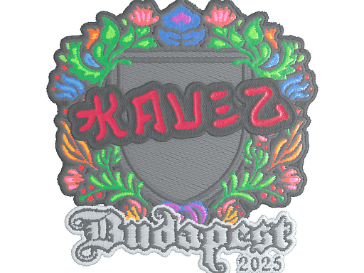 Samolepka (kauez vyšívaná StarLadder Budapest 2025)