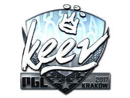 Klistermærke (keev folie Krakow 2017)
