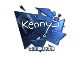 Klistermærke (kennyS folie Cologne 2016)