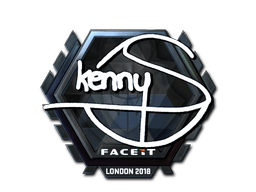 Klistermærke (kennyS folie London 2018)