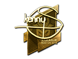 Samolepka (kennyS zlatá Boston 2018)