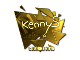 Samolepka (kennyS zlatá ESL Cologne 2016)