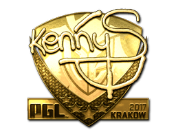 Samolepka (kennyS zlatá Krakow 2017)