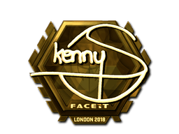 Samolepka (kennyS zlatá London 2018)