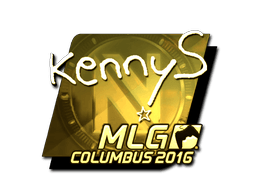 Samolepka (kennyS zlatá MLG Columbus 2016)