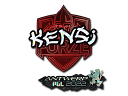 Klistermærke (KENSi glitter Antwerp 2022)