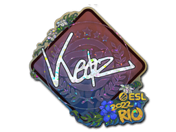 Klistermærke (Keoz glitter Rio 2022)