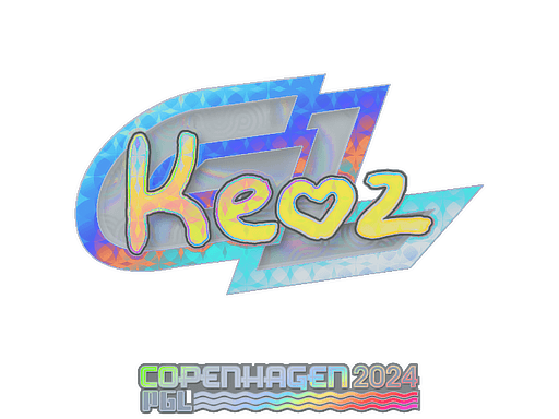 Klistermærke (Keoz holo Copenhagen 2024)