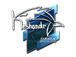 Klistermærke (keshandr folie Boston 2018)