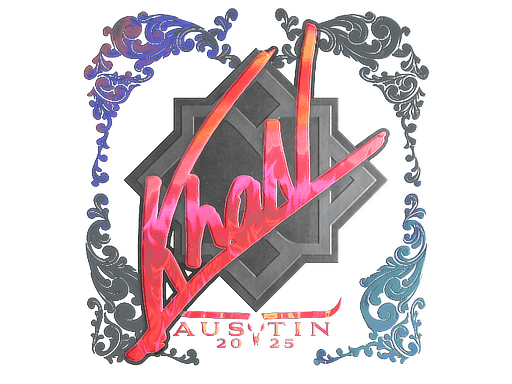Klistermærke (khaN holo Austin 2025)