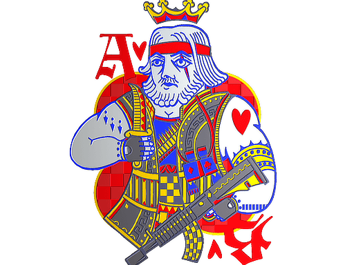 Klistermærke (King Crasswater folie)