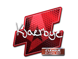 Klistermærke (Kjaerbye folie Atlanta 2017)