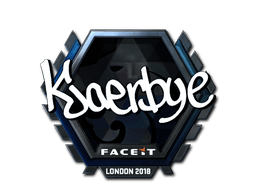 Klistermærke (Kjaerbye folie London 2018)