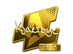 Samolepka (Kjaerbye zlatá Atlanta 2017)
