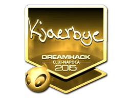 Samolepka (Kjaerbye zlatá Kluž 2015)