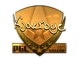 Samolepka (Kjaerbye zlatá Krakow 2017)