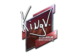 Klistermærke (kNgV- folie Boston 2018)