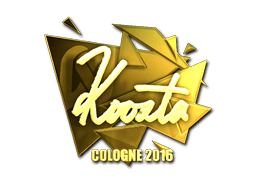 Samolepka (koosta zlatá ESL Cologne 2016)