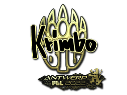Samolepka (Krimbo zlatá PGL Antwerp 2022)