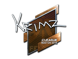 Klistermærke (KRIMZ folie Boston 2018)