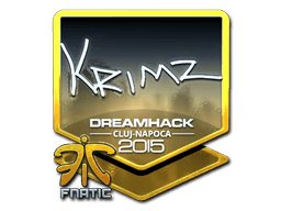 Klistermærke (KRIMZ folie Cluj-Napoca 2015)