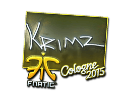 Klistermærke (KRIMZ folie Cologne 2015)