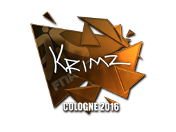 Klistermærke (KRIMZ folie Cologne 2016)