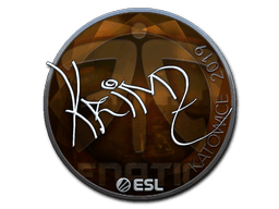Klistermærke (KRIMZ folie Katowice 2019)