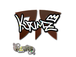 Klistermærke (KRIMZ glitter Paris 2023)