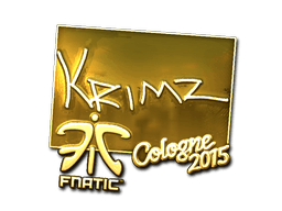 Samolepka (KRIMZ zlatá Kolín nad Rýnem 2015)