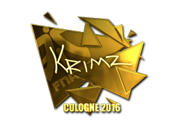 Samolepka (KRIMZ zlatá ESL Cologne 2016)
