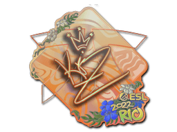 Klistermærke (KRIMZ holo Rio 2022)