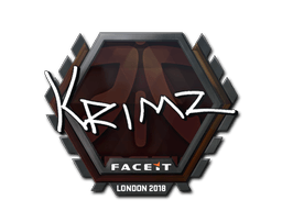 Samolepka (KRIMZ London 2018)