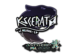 Klistermærke (KSCERATO glitter Antwerp 2022)